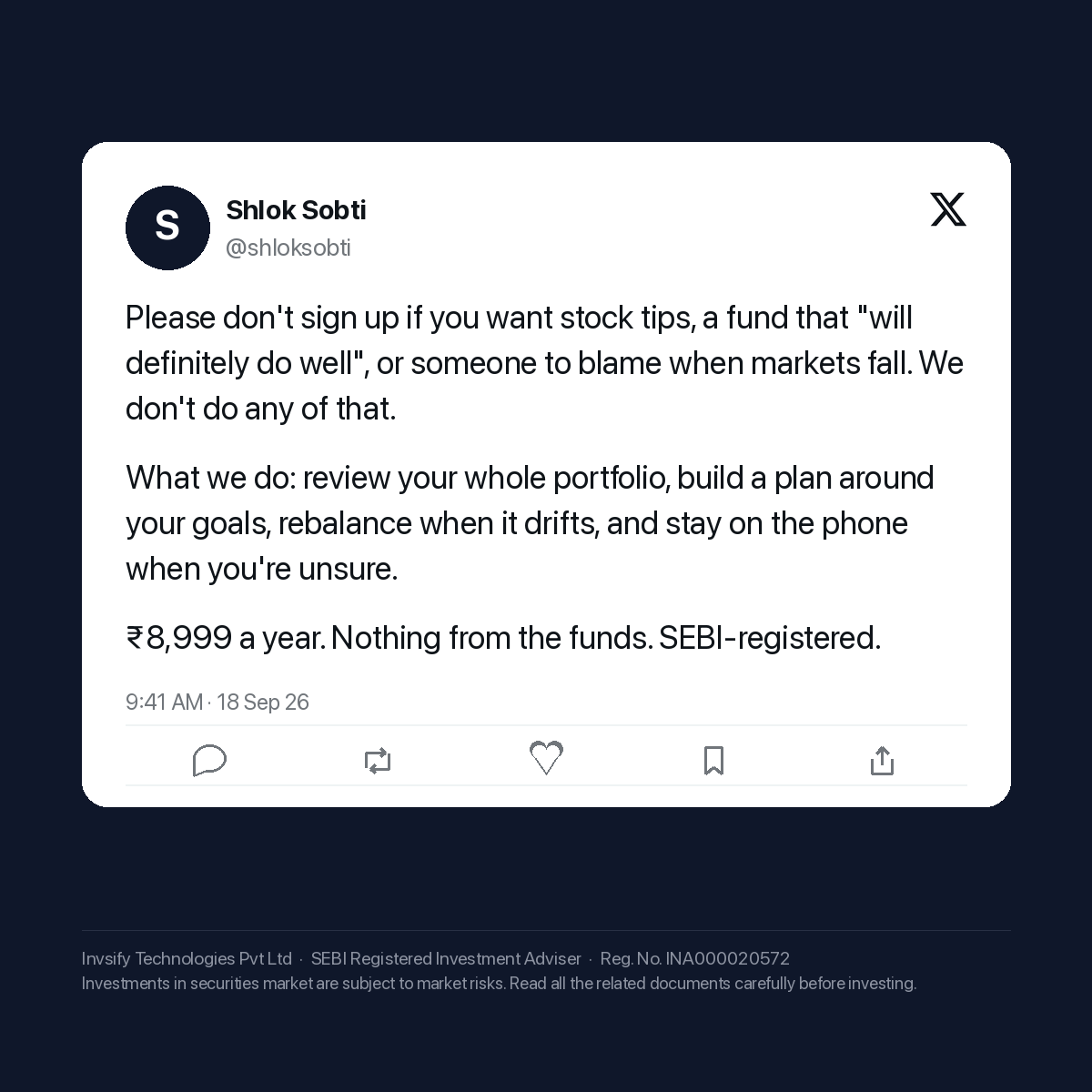 shloksobti's tweet photo. Please don't download this if you want stock tips. If you want a plan, get the app. ₹8,999 a year.