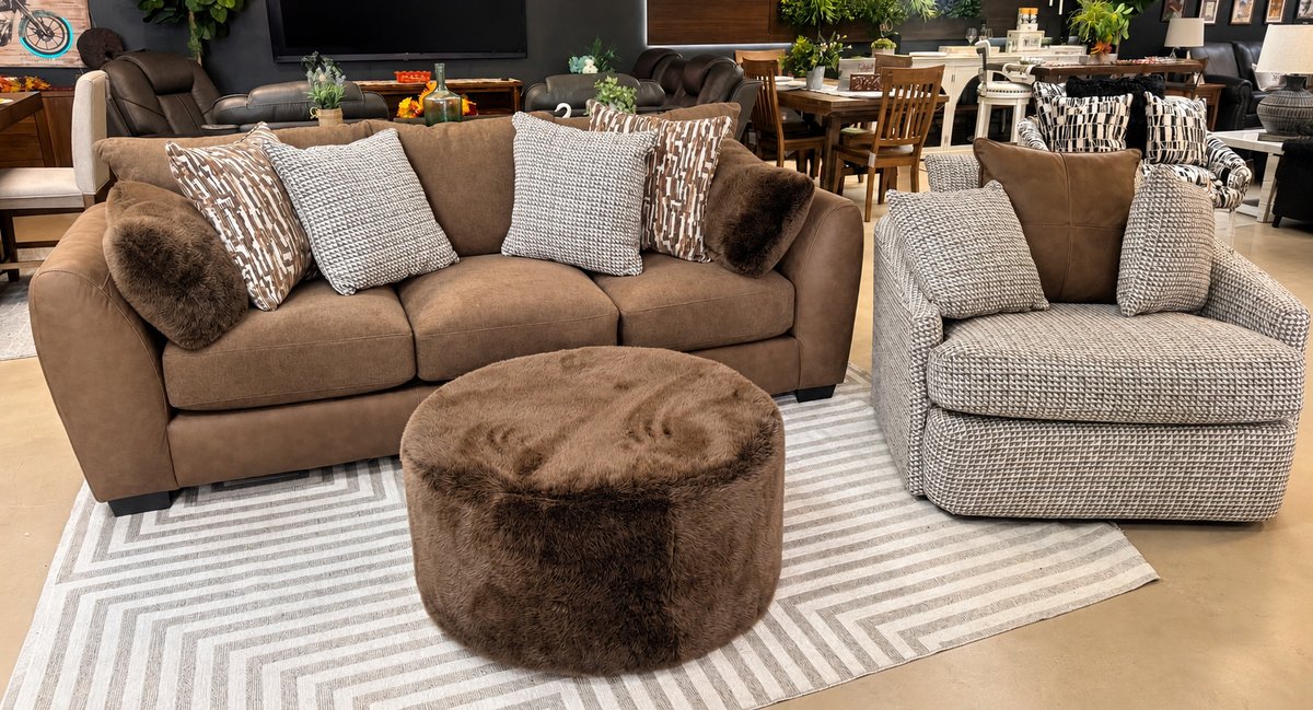 HomeFurn_WH's tweet photo. These new furniture sets are 🔥🔥🔥

Not only are they extremely comfortable, but LOOK at these prices!! 🙌🏻 We went to market looking for the absolute best combination of quality, comfort &amp; affordability—and these pieces delivered!

When it comes to furniture, what’s... https://t.co/Lf9vI3sYm5
