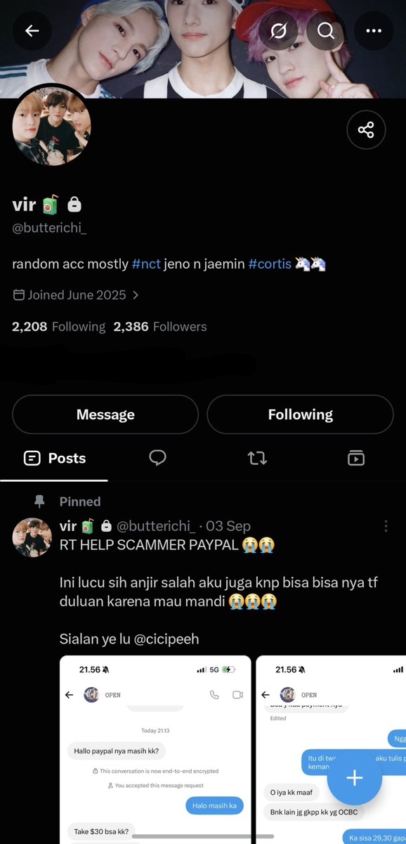 _crashlanding's tweet photo. Eh Savira Ardiani @butterichi_ bales DM kali, balikin duit korban korban lu itu! Udah berapa orang yang lu tipu!! https://t.co/XtonhGanvb