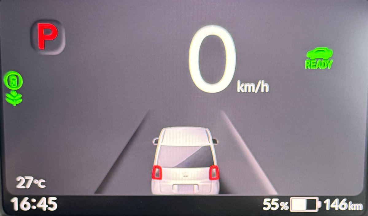 NONEeco's tweet photo. エヌいぬ⑤きんようび

🔋▲10%（いき▲5かえり▲5）
🚘▲43km（いき▲25かえり▲16）

走行モード：
シングルペダル＋ECON

エアコン：切り替え方式（M.Low1）
走行時Ec.0←→信号待ちECON:OFF

通勤5日で50%消費
あんまり変わりませんでしたとさ

#NONEe https://t.co/w1sBdWqYt4