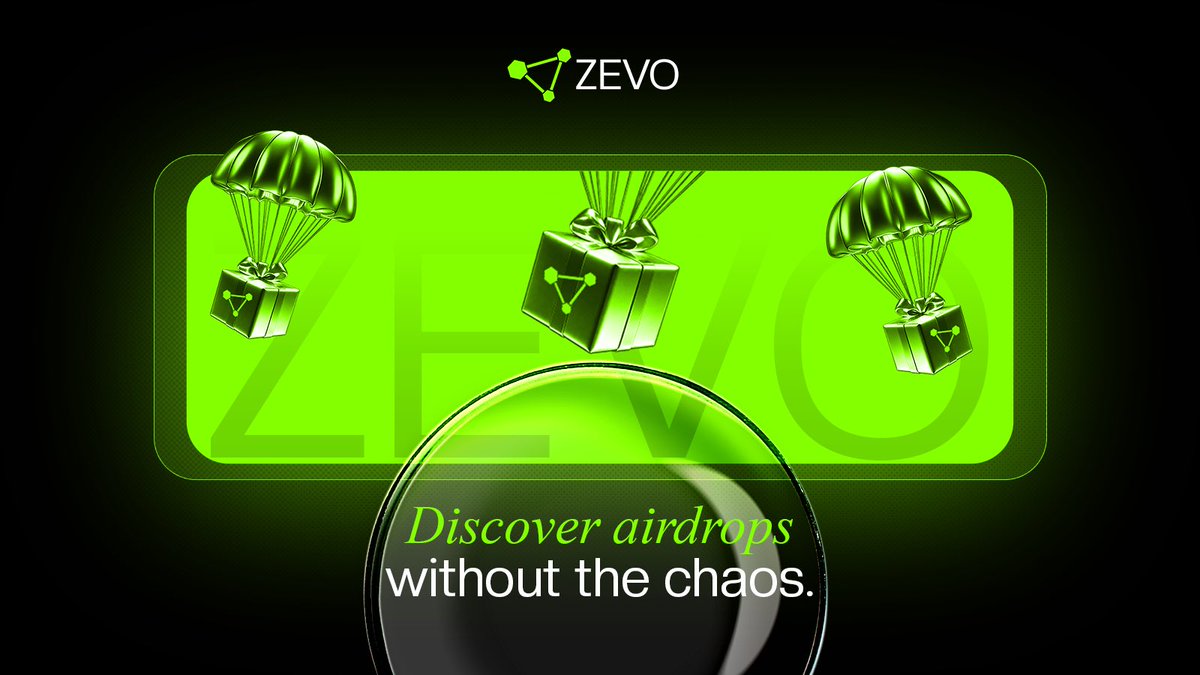 usezevo's tweet photo. Airdrops can be difficult to track when opportunities, tasks and risk signals are scattered. 

Zevo brings curated airdrop opportunities together with risk and scam ratings, task tracking and personal completion logs, making the process easier to manage. https://t.co/MZOwjYGH8J