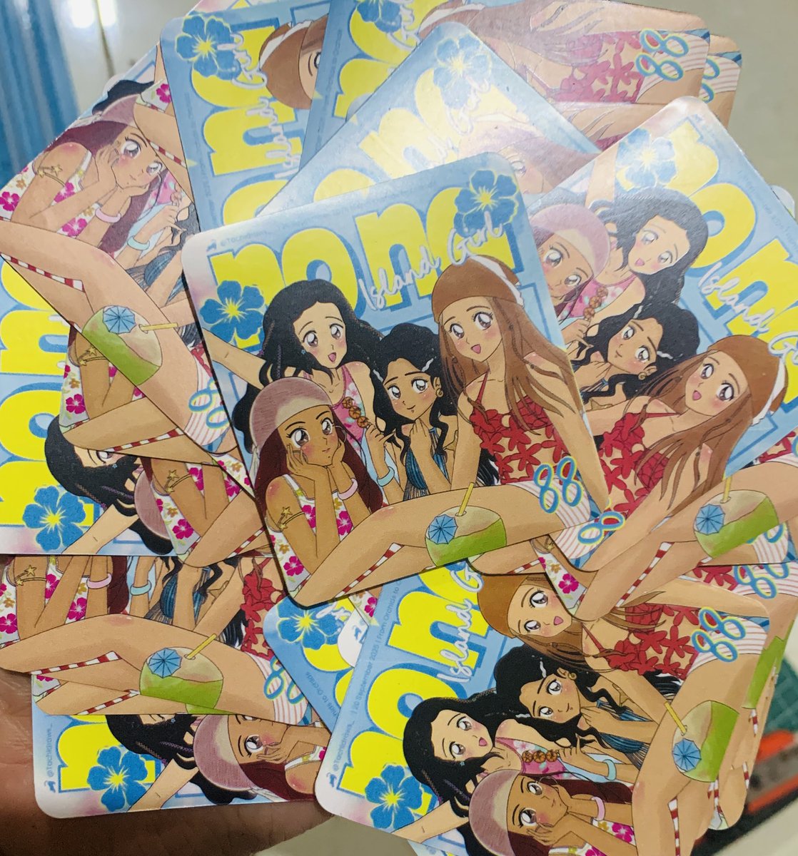 Tachidraws_'s tweet photo. OMG the stickers came out even better!! Will be giving out these freebies on day 2 no na album experience! See you there!!!
#nona @nonawav #islandgirl https://t.co/4XNHS0GlLW