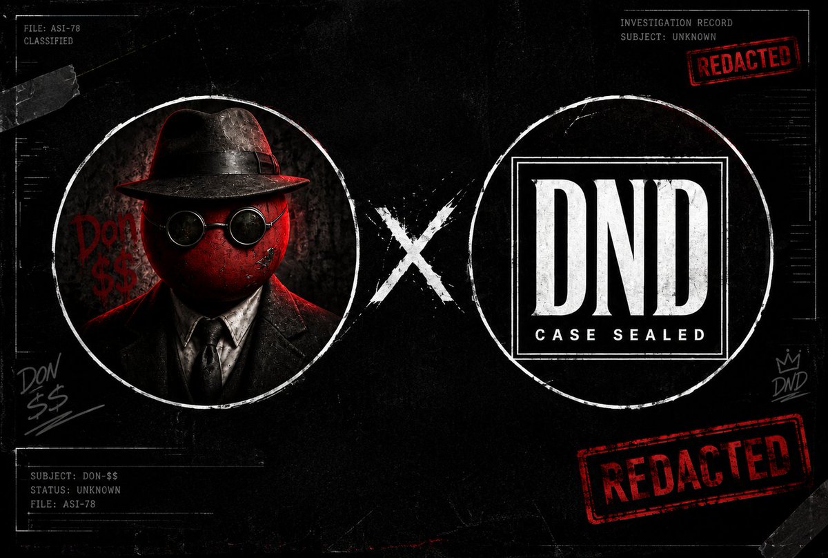 0x_Donatello's tweet photo. 1 GTD & 2 FCFS spots for @DNDaliens

DND is a UAP / Area 51 investigation game on Robinhood Chain (supply 2,026). You open a classified case, mark decoys, reconstruct the timeline, and submit a hypothesis. Score 80+ on https://t.co/xyti80taM3 to earn extra FCFS WL.

To enter:  
° Follow @0x_Donatello & @DNDaliens  
° Like this  
° drop EVM wallet  

Winners 24H, Good luck!