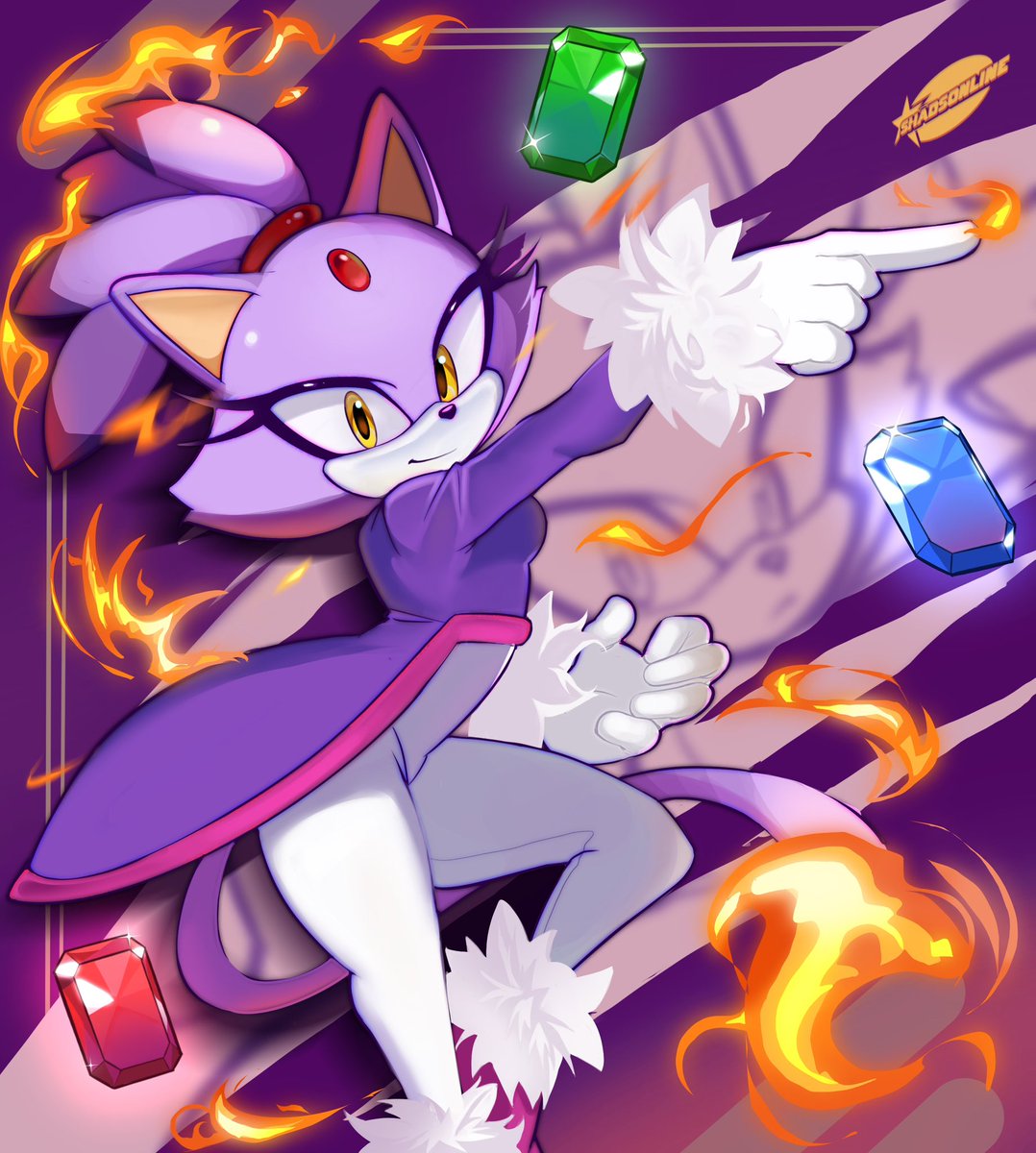shadsonline's tweet photo. Thee Sol Guardian [REUPLOAD] 
#blazethecat https://t.co/mxWzPMDoeY
