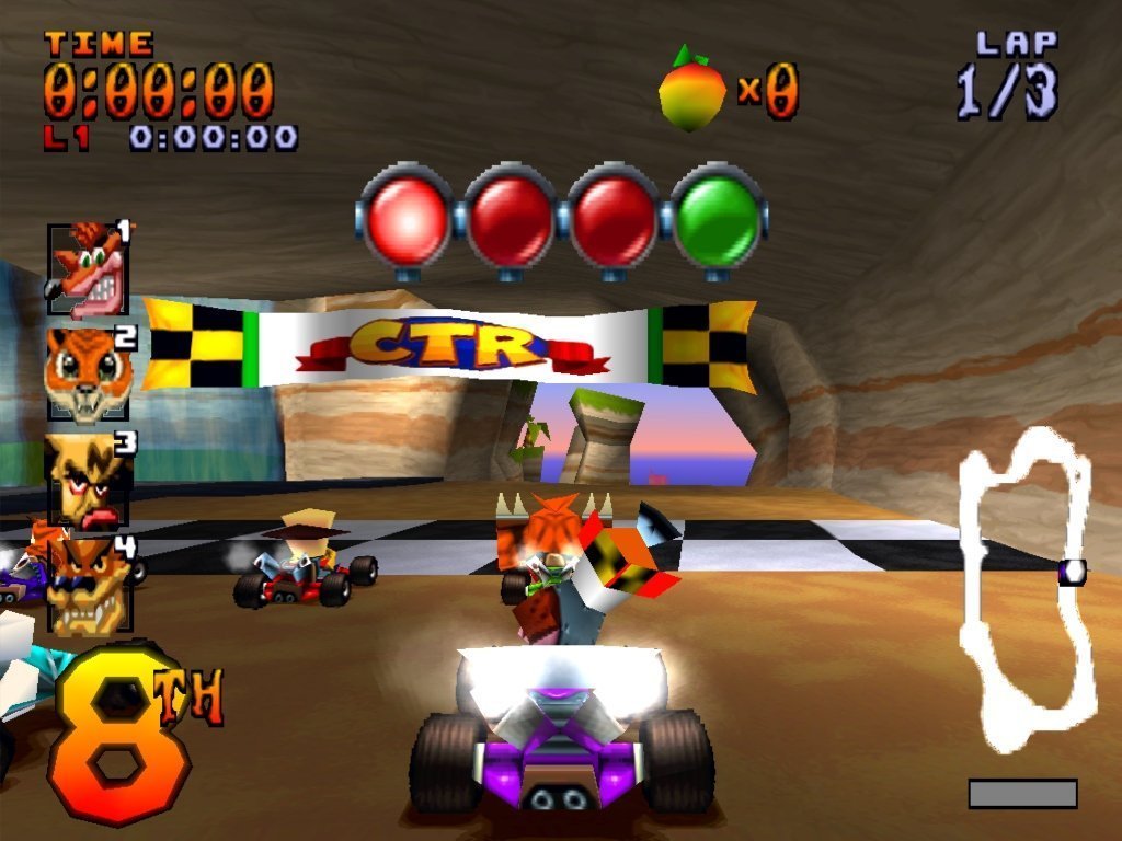 VideoGameHstry's tweet photo. CRT: Crash Team Racing was released 27 years ago today https://t.co/1rDaKhfPKU