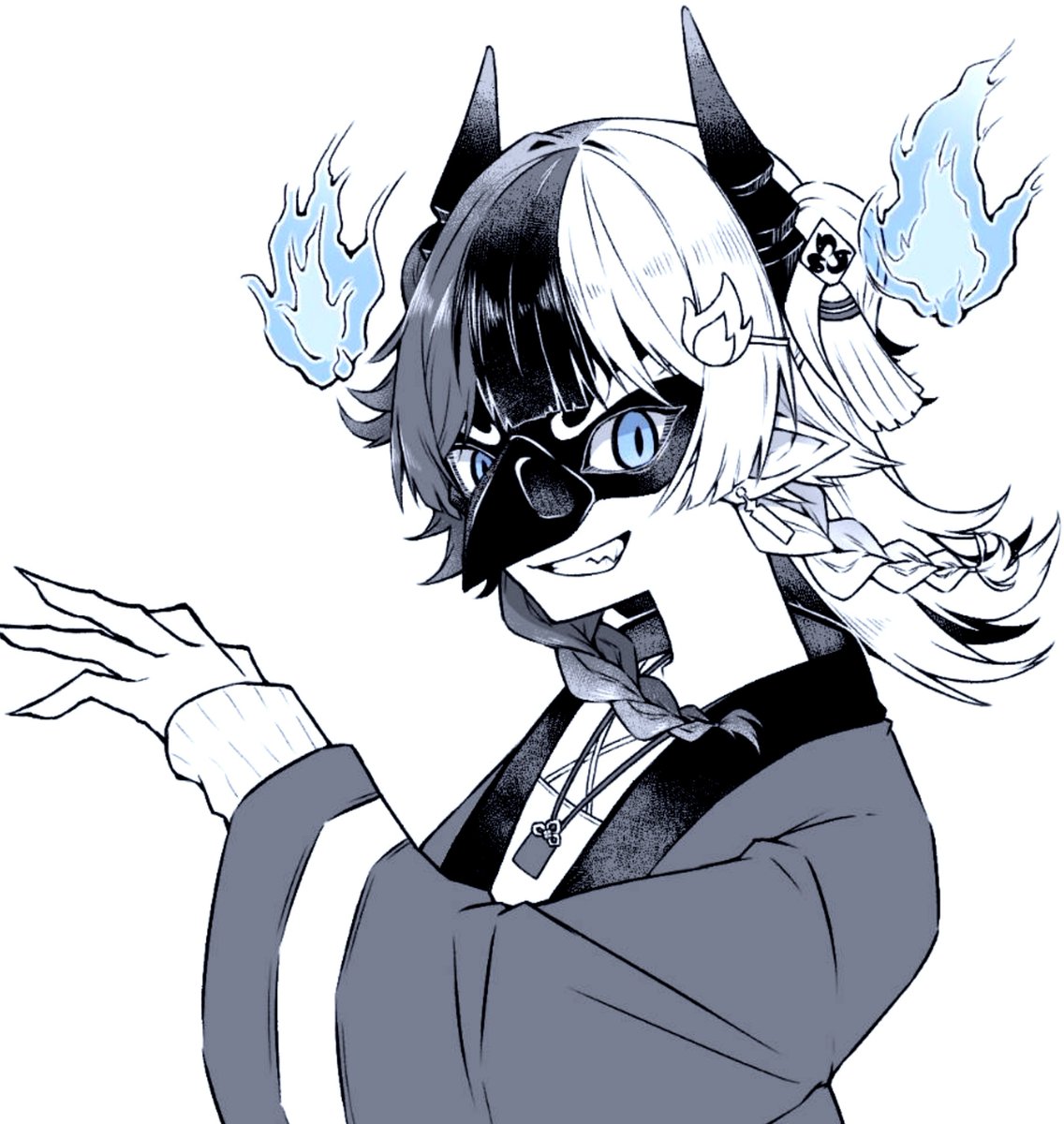 25at000's tweet photo. いったんビジュ好きか…。

#めら組絵図 https://t.co/1aYs5mFcs0