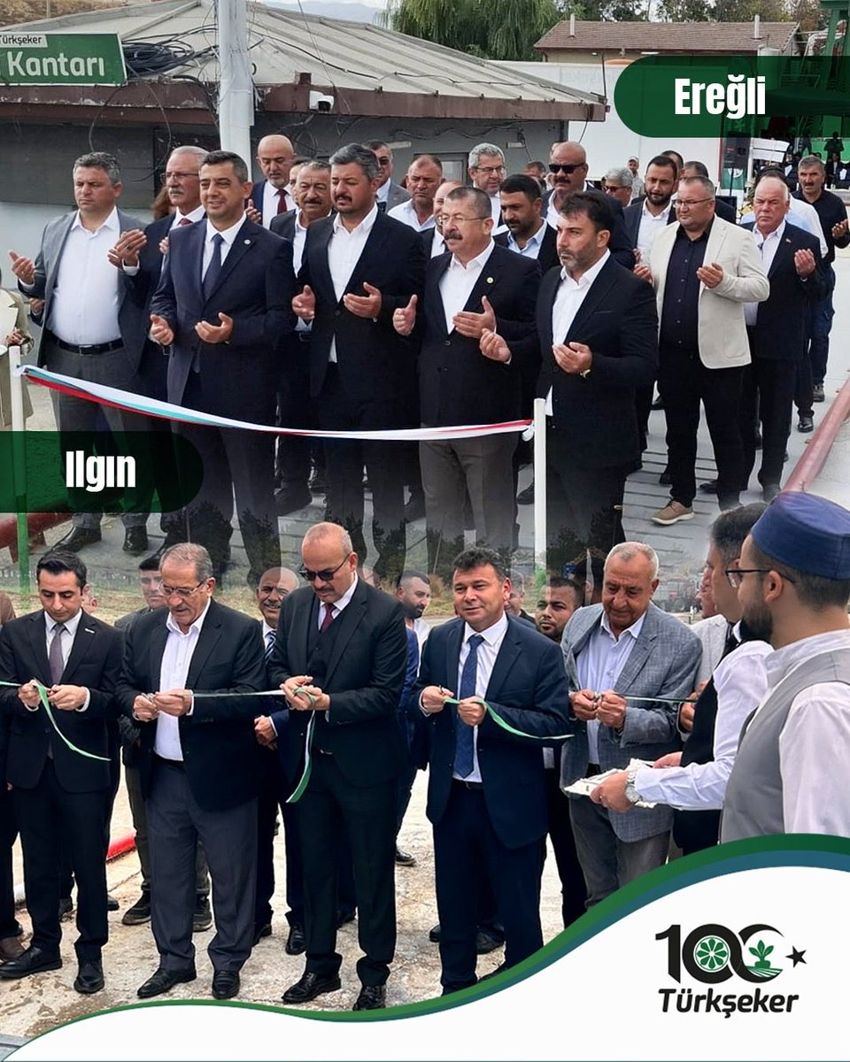 turksekeras's tweet photo. ILGIN VE EREĞLİ ŞEKER FABRİKALARI 2026-2027 KAMPANYA DÖNEMİNE BAŞLADI

Türkiye Şeker Fabrikaları A.Ş. (TÜRKŞEKER) bünyesindeki Ilgın ve Ereğli Şeker Fabrikaları, 2026-2027 pancar işleme kampanya dönemini 17 Eylül 2026 tarihinde düzenlenen törenlerle açtı. İki şeker üretim tesisinin aynı gün kampanyaya başlamasıyla bölgede pancar alım ve işleme süreci resmen başlamış oldu.

Haberin devamı:

https://t.co/fnNjniYyun