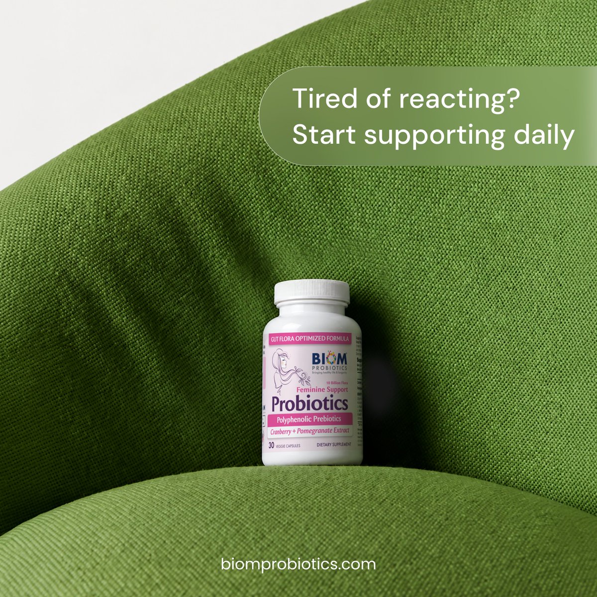 biomprobiotics's tweet photo. Designed to be part of your daily wellness routine, our Feminine Support Probiotics help support feminine balance and intimate wellness as part of your everyday self-care.
Shop now: https://t.co/msZRGfQp1L
#FeminineWellness #IntimateCare #DailyWellness #WomenWellness https://t.co/2UBDYRVItG