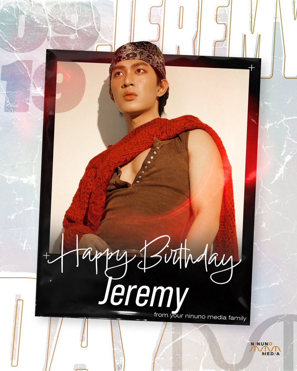 NinunoMedia's tweet photo. Happy Birthday #JEREMY! 🎂 

Wishing our rising young artist continued growth, success, full of memorable milestones, exciting projects, and dreams coming true. May your passion and talent continue to shine as you reach new heights!✨

-From Your Ninuno Media Fam 🧡 https://t.co/4DsIkuoXDO