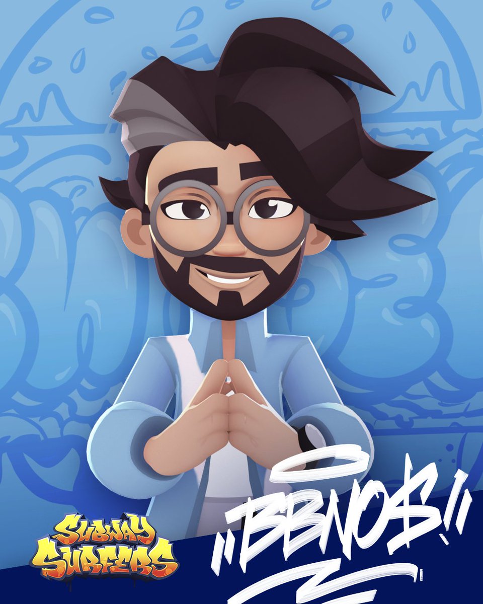 subwaysurfers's tweet photo. bbno$ in subway surfers??? 
thats right, go get him subway surfers showdown now!

#subwaysurfers https://t.co/MasNpCcceF