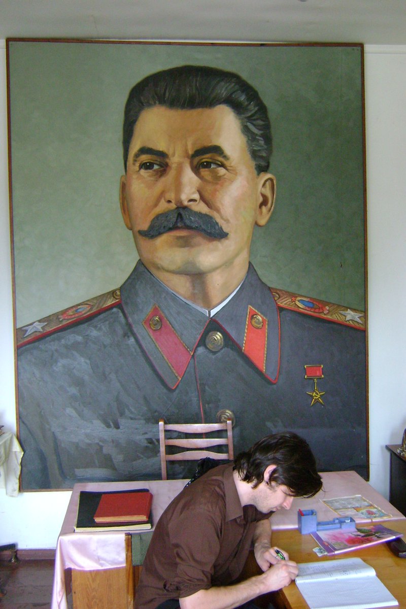 RobCJournalist's tweet photo. Georgia nearly killed me.

Not the bombs on the railway tracks or a terrifying drive into the Caucasus.

The hospitality.

Georgian “royalty”, Svaneti, vast quantities of wine - and an awkward visit to a Stalin museum.

I’d go back in a heartbeat.

👇

https://t.co/XUucXxvDQM https://t.co/hcOifsM8S6