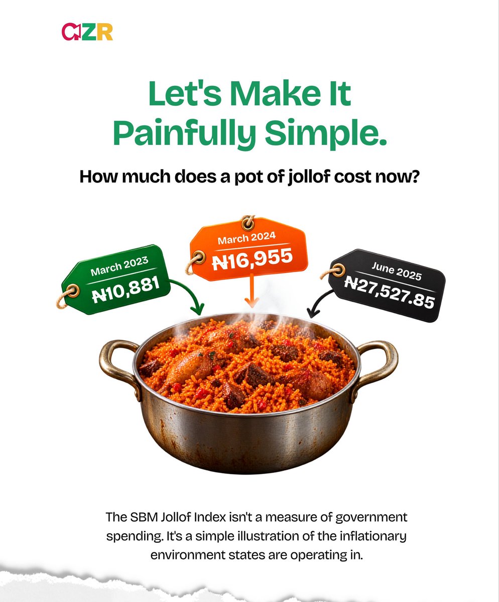 GenZReporter_'s tweet photo. On a much lighter note, how much does it cost you to cook a pot of jollof rice now? 

#genzreporter #faac #nigeriapolitics https://t.co/XzskKOGGur