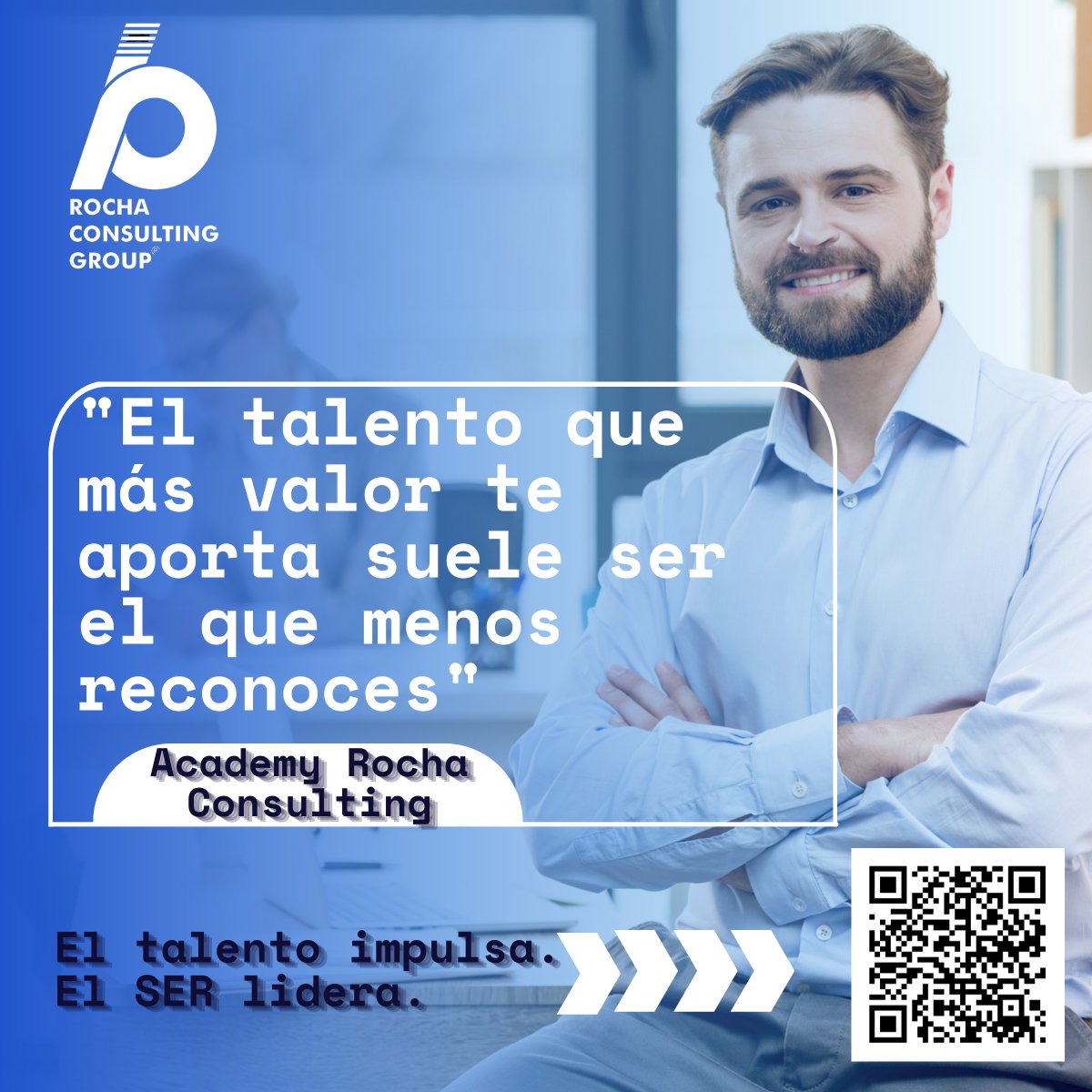 Borisroche's tweet photo. El talento que más valor te aporta suele ser el que menos reconoces.
En la era de la IA, las fortalezas humanas se convierten en una ventaja competitiva.
Inspirar. Escuchar. Desarrollar personas
✨ El talento impulsa. ✨ El SER lidera.
#Liderazgo #Talento #AcademyRochaConsulting https://t.co/x1yBlMhkZe