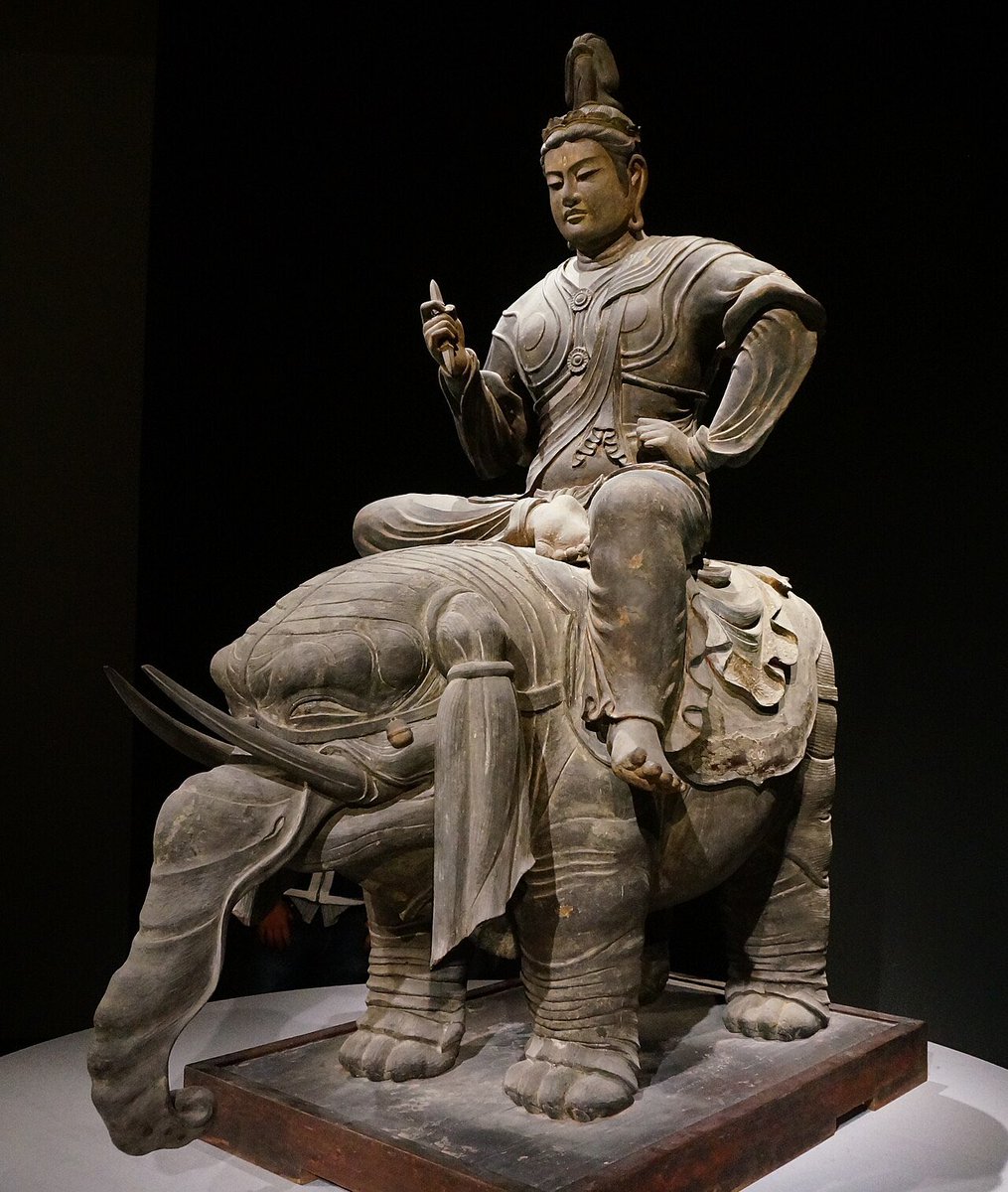 Yaduvam's tweet photo. Statue of Indra (Taishakuten) from Japan, 839 CE. https://t.co/OmsXuKurew
