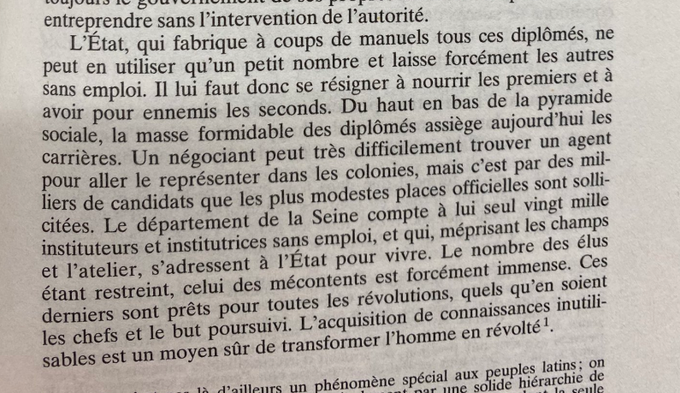 FrDesouche's tweet photo. Gustave Le Bon, l’un des Français les plus brillants de tous les temps, avait mieux compris, il y a plus d’un siècle, les mécanismes de la société actuelle que tous les sociologues contemporains.
S’il revenait aujourd’hui pour décrire ce qui se déroule sous nos yeux, on lui répondrait : "Oui, mais quelles sont vos sources ?"
