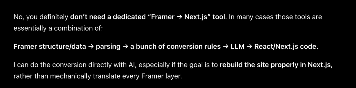 basmstudio's tweet photo. @iumarmirza @islam_designs @jornvandijk ask AI yourself maybe I'm biased, lol. and when you wake up maybe build a real product and stop clickbaiting and bashing other builders. https://t.co/svE0328oXK