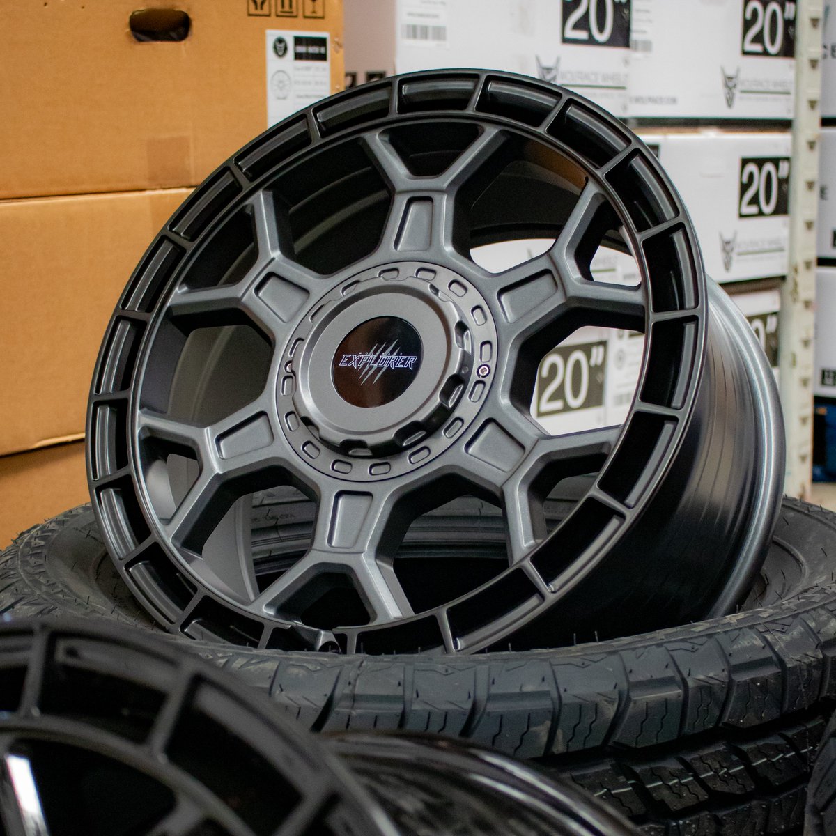 BeckyBridgen's tweet photo. Explorer Black Wolf 1 — IN STOCK NOW! Part of our new Explorer Black Wolf range. Available in 8. 0x17" with fitments for 5- and 6-stud vehicles, including VW T5/6, T7, Ford Transit Custom and Mercedes Sprinter. 1250kg load rating. British design https://t.co/c4gIgLWVvv