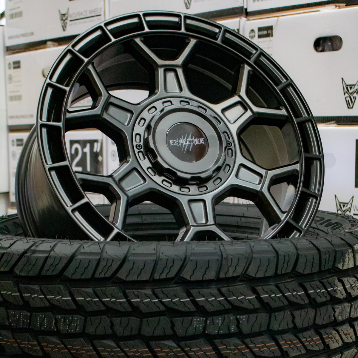 BeckyBridgen's tweet photo. Explorer Black Wolf 1 — IN STOCK NOW! Part of our new Explorer Black Wolf range. Available in 8. 0x17" with fitments for 5- and 6-stud vehicles, including VW T5/6, T7, Ford Transit Custom and Mercedes Sprinter. 1250kg load rating. British design https://t.co/c4gIgLWVvv