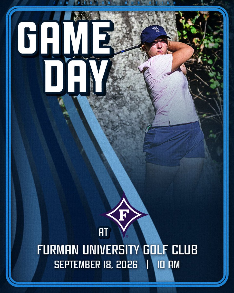 ODUWGolf's tweet photo. Round 1️⃣ x Lady Paladin Invitational ⛳️

⛳ | Furman University Golf Club
📍 | Greenville, S.C.
🔷 | Round 1
⏰ | 10 am
📊 | https://t.co/XKuRMloA5F

#ODUSports | #ReignOn | #Monarchs https://t.co/f935I3503b