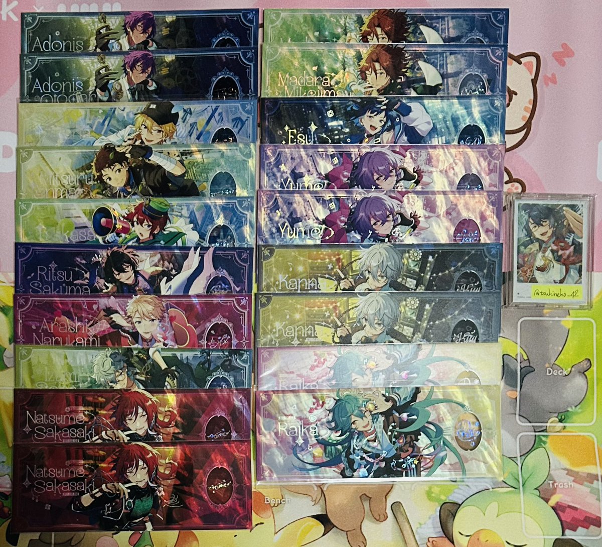 tsukineko_42's tweet photo. ホロチケ、まだ交換決まっていない分があるので、DMへのご連絡が完了次第、募集出します
求同種つむぎ、特に条件はありません
一旦手持ちを上げておきます
ご縁がありましたら、よろしくお願いいたします* https://t.co/V5l8DIu6EB