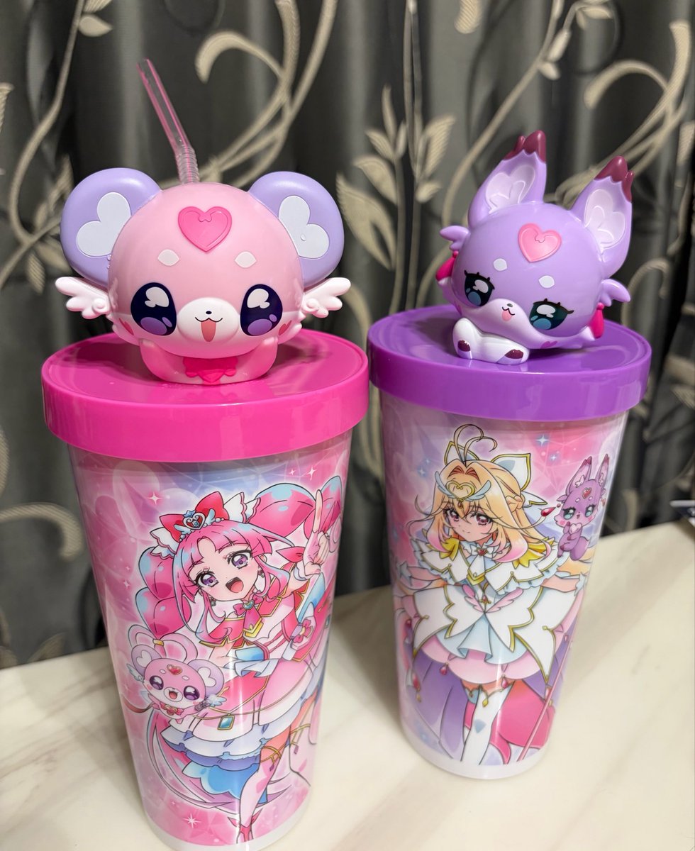 SunnyPassion328's tweet photo. せっかくなら名探偵プリキュアのドリンクホルダーで、飲み物飲みたい!!けど、直接入れるのはなあ…と思って、Seriaに���ってみたらめちゃくちゃシンデレラフィットするコップ見つけた👀ストローも百均のでバッチリ入る🫶
これで、可愛いドリンクホルダーで飲み物が飲めるぞ🍹𓈒𓂂𓏸 https://t.co/ndTFsrCJ91