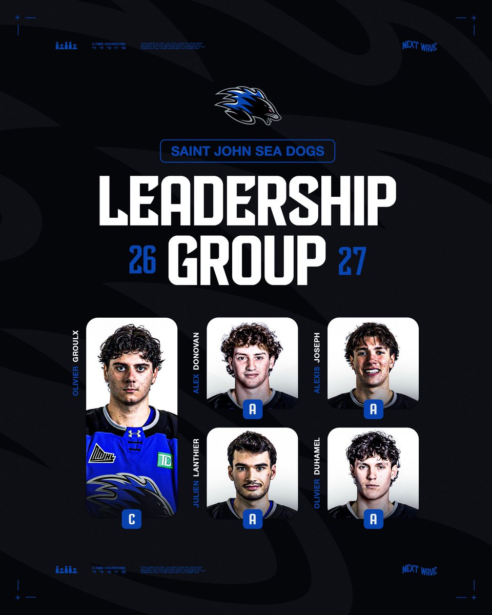 SJSeaDogs's tweet photo. Your 2026-27 #SJSeaDogs leadership group is set 🔒

🗞️ » https://t.co/Th3ZI11BHj
🎟️ » https://t.co/HddIyY3yaQ

#GoDogsGo https://t.co/Mqf1k6XJgd