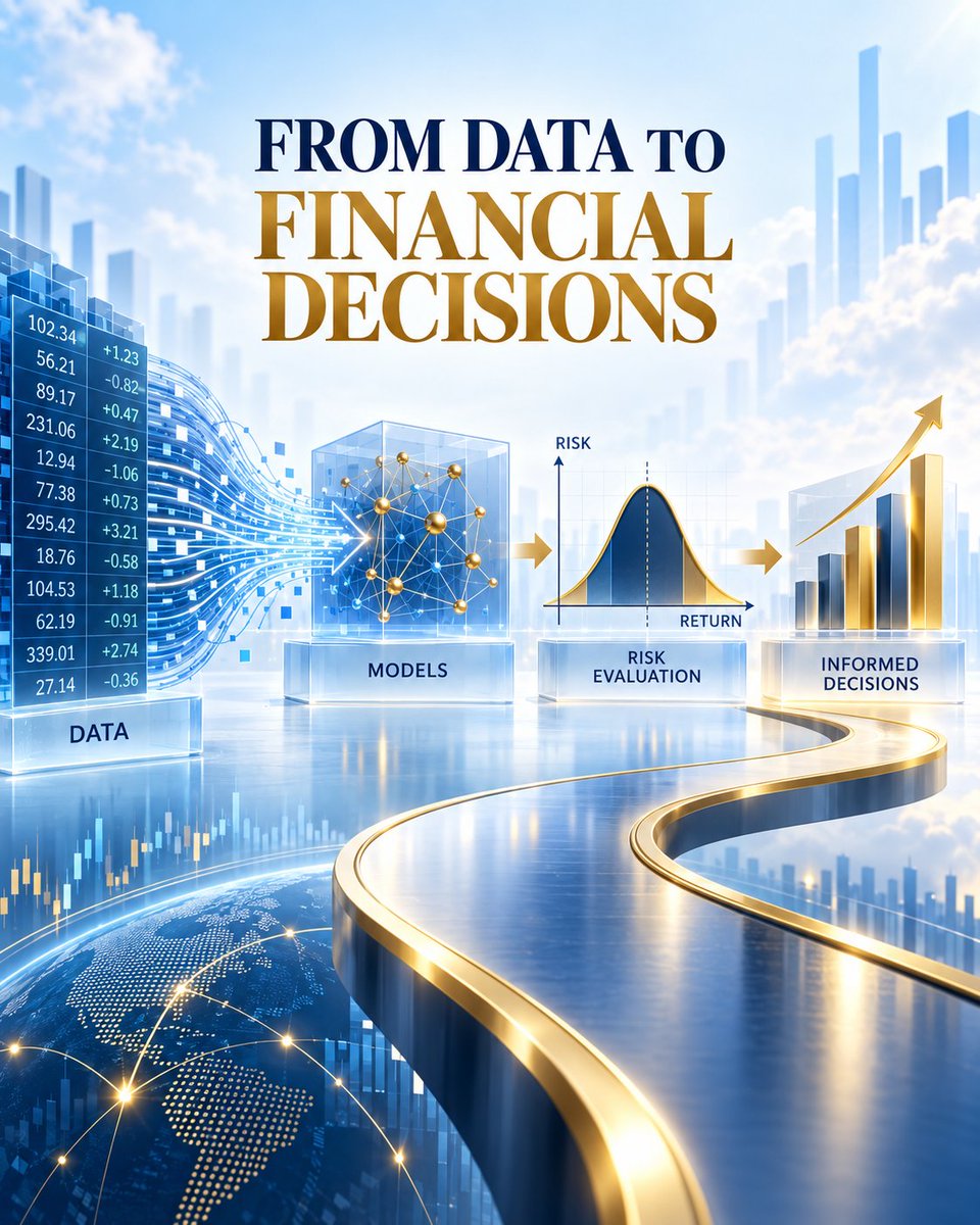 KAELAI001's tweet photo. Quantitative analysis turns financial data into testable models for investing, trading, portfolio construction, and risk management. The goal is not certainty—it is more disciplined decision-making.

https://t.co/8FMA95iHcw

#QuantFinance #KAELAI https://t.co/dx2477KOF7