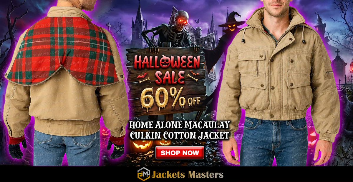JacketsMasters's tweet photo. #Halloween Hot offer Get 60% OFF on #MacaulayCulkin #HomeAlone #KevinMccallister Jacket.
<Shop From https://t.co/ASYYvbKwHz>
https://t.co/zJWT3bQHvZ
#HalloweenDecor #HalloweenCostume #HalloweenCosplay
#halloweenshopping #HalloweenGift #halloweensale #halloweenday https://t.co/uOUljz36aG