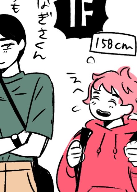 ookamitaho's tweet photo. 息抜きにif性別反転ラクガキを描いたりしました。私はセルフ同人をやりすぎ… https://t.co/8726pk4bYj