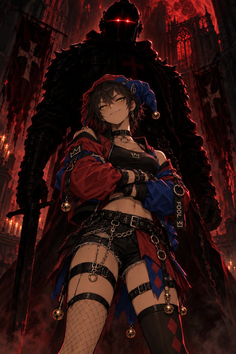 TC_8488's tweet photo. New community prompt!! Show me what you got!

"Fear me, fear my shadow"

(prompt in replies) https://t.co/s1nYD0FS3e