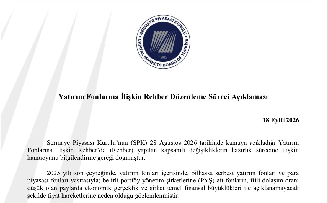 GelirPusulasi's tweet photo. 🚨 SPK’dan İtiraf Gibi Açıklama: Biz Zaten Biliyorduk

SPK az önce yayınladığı uzun metinde aslında çok çarpıcı bir detayı itiraf etti: "2025'in son aylarında bazı portföy şirketlerinin (PYŞ) sığ hisselerde izah edilemeyen, manipülatif fiyat hareketlerine neden olduğunu tespit ettik ve çalışmalara başladık." 

Benim için aklımda şuan tek bir soru:

Madem bu şirketlerin ne yaptığı yaklaşık 1 yıl önceden devletin radarındaydı, bu saat bombası neden müdahale edilmeyip bugün on binlerce masum yatırımcının kucağında patlatıldı?

Aylarca süren toplantıların faturası neden PPF'deki sade vatandaşa kesildi? 👇

#TP2 #TLY #TMV #DFI #DOH #THF
