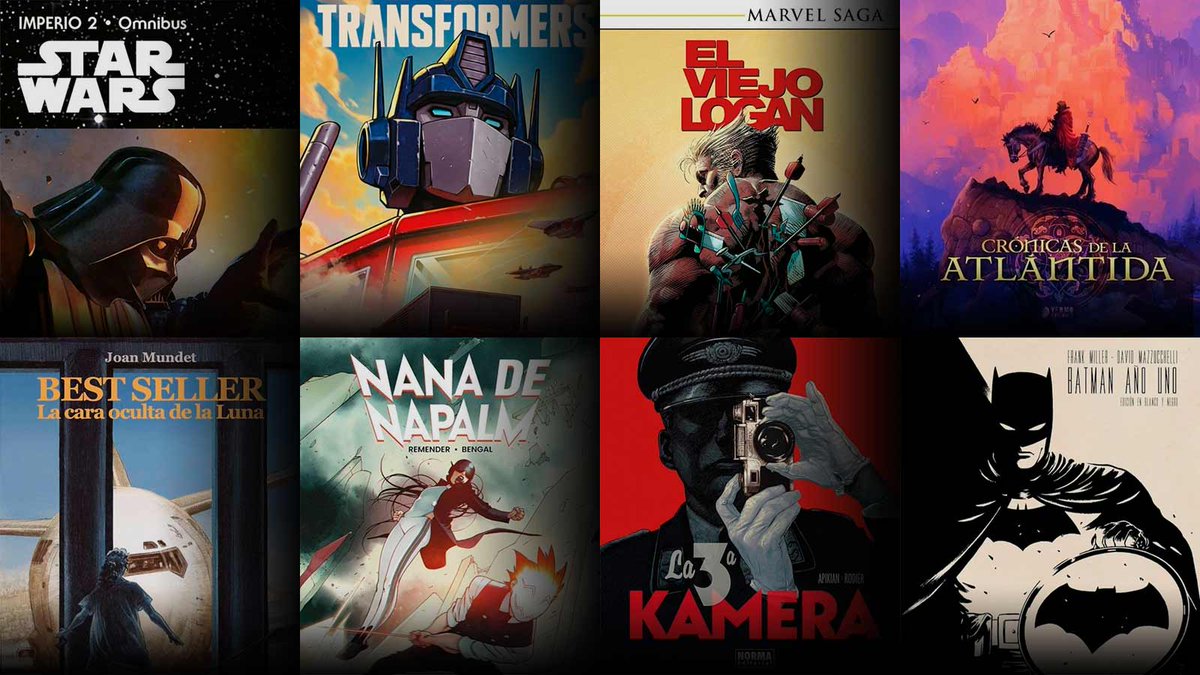 ComicversoBlog's tweet photo. Novedades Destacadas 14 a 20 de septiembre 2026

@CartemComics Best Seller: La Cara Oculta de la Luna
@EsMoztros Transformers
@NormaEditorial Nana de Napalm
@PaniniComicsEsp Batman Day
@PlanetadComic Star Wars
@YermoEd Crónicas de la Atlantida

#comics

https://t.co/GPnOORJd4i https://t.co/bBYKknntME