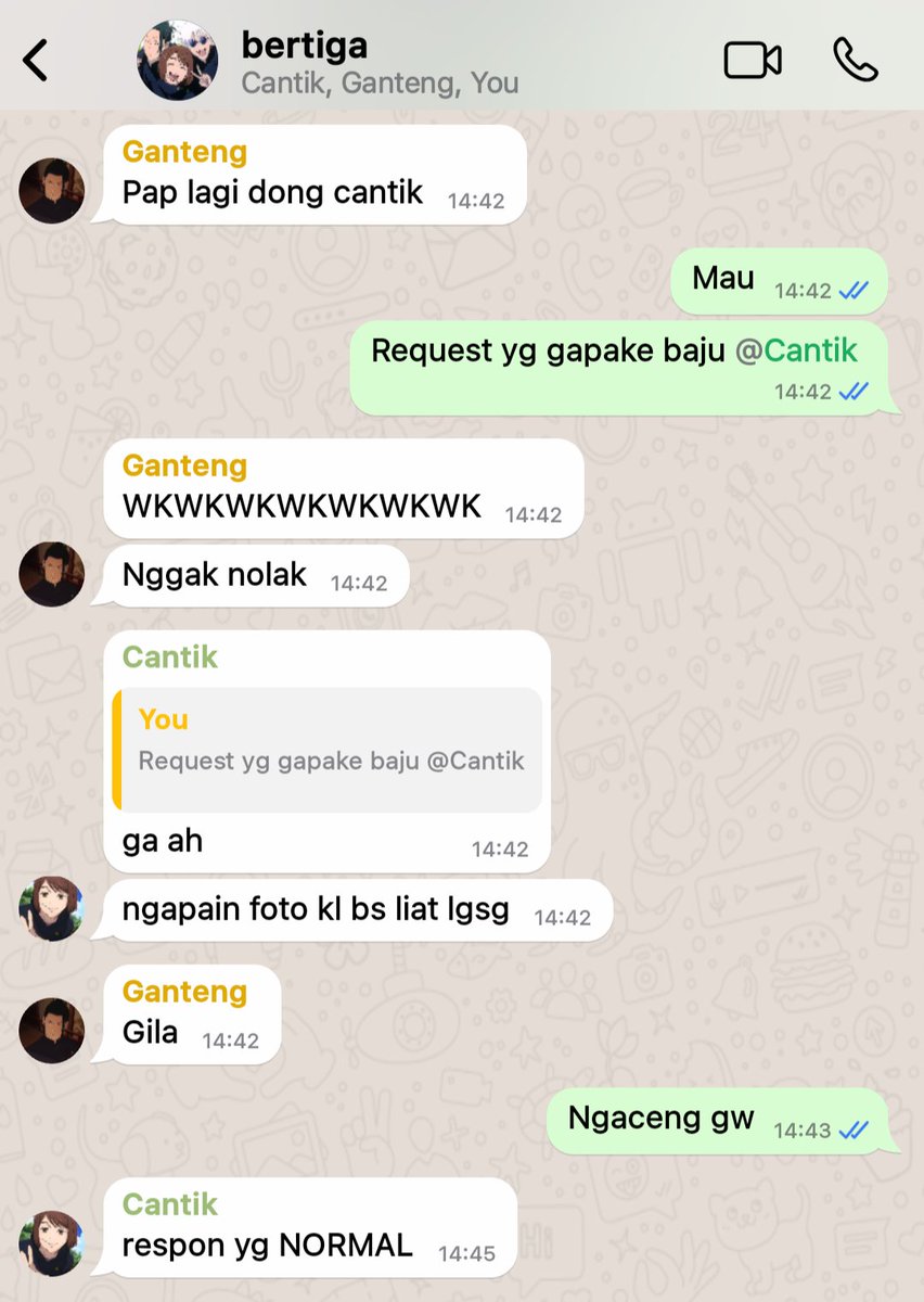 YUMEFANFARRE's tweet photo. #jjk  |  sashisu kalo pacaran bertiga pasti percakapannya WAJAR dan TIDAK SARU SAMA SEKALI 🔞 https://t.co/P6mUaASGs4