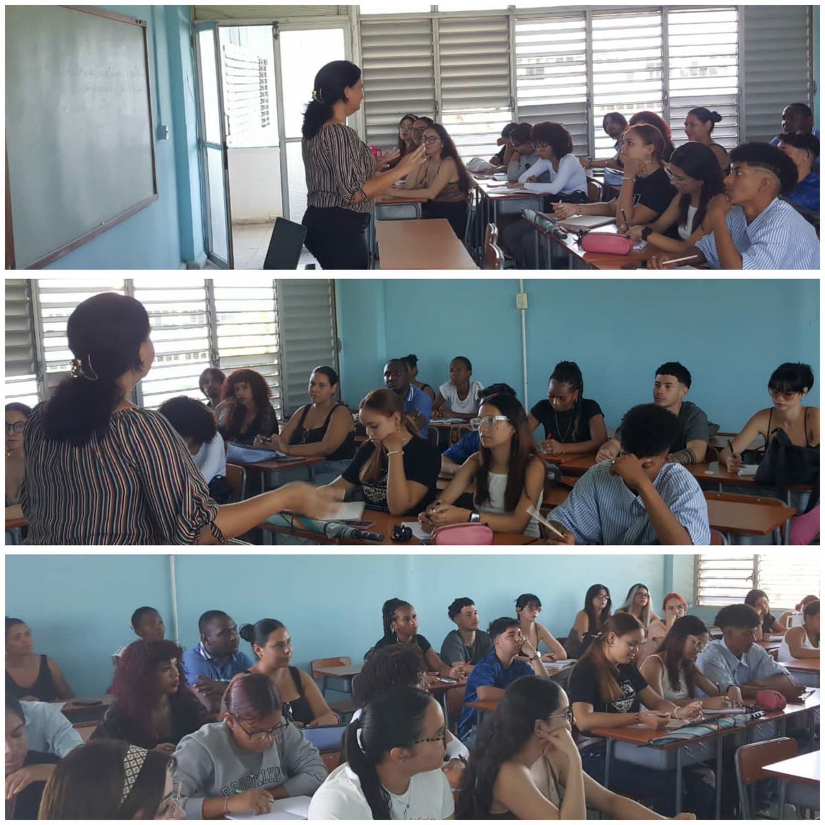 UCM_Cmw's tweet photo. El CENDECSA se convierte en escenario de formación para el segundo año de la carrera de Licenciatura en Psicología de la Universidad de Camagüey en respuesta a la colaboración entre las universidades agramontinas.

#UCMCamagüey #PorCamagueyTodo #CubaEduca #CubaPorLaVida https://t.co/8Wjm6KmIA5