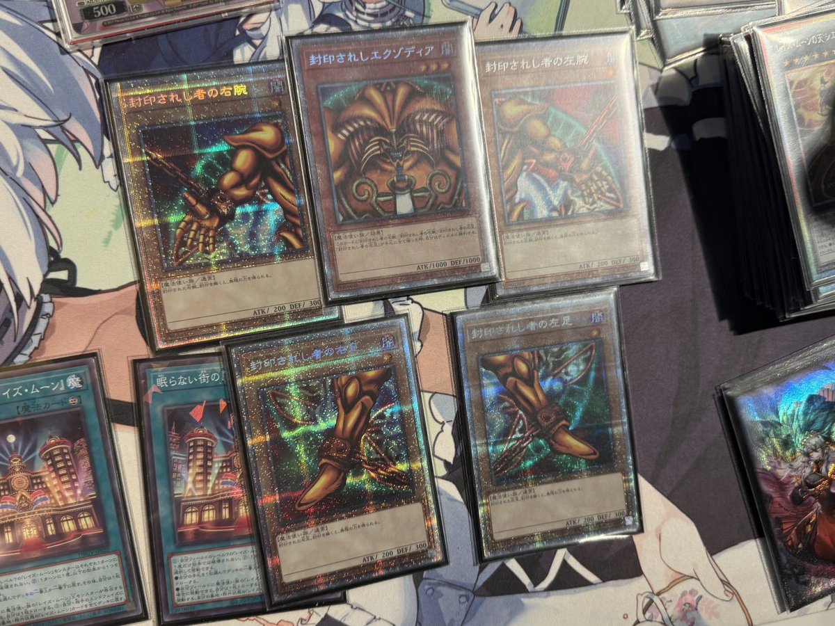 WSBN_CARD's tweet photo. #遊戯王
今日の活動報告です！
特に熱かった試合は…

レイズムーン  vs  光と闇の儀式

なんと数々の妨害を乗り越えて、レイズムーン側のエクゾディアが成立！！

リーサル力が少し劣るレイズムーンと防御力の高い光と闇の儀式でしたが、意外な結果となりました！！ https://t.co/nq3qzixDnP