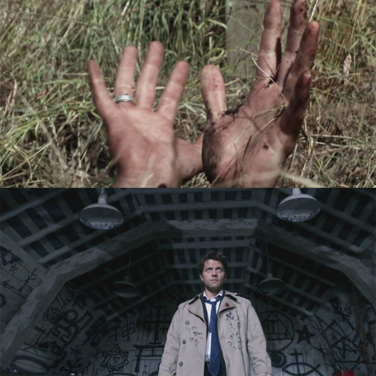 spn_aesthetic's tweet photo. On this day 18 years ago...

...Dean Winchester was saved. Happy anniversary to Lazarus Rising, one of the all-time episodes. https://t.co/wx0kTkJoxx