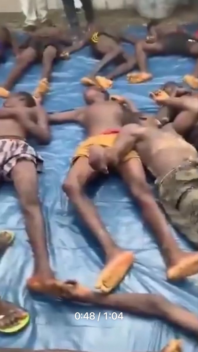 SavvyRinu's tweet photo. The youths of today are no longer the leaders of tomorrow because the APC government and their security agencies have kïlled them all. 

This is what failure in chief @officialABAT allowed to happen to our boys. 💔💔

This is the latest evïl we woke up to today. https://t.co/gJzqu5WfBL