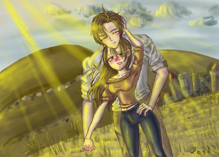 Lilyxrin's tweet photo. Romance time~♡
#AFKJ #Art #Valen #AFKJourneyFanart https://t.co/c7VleTGDPO