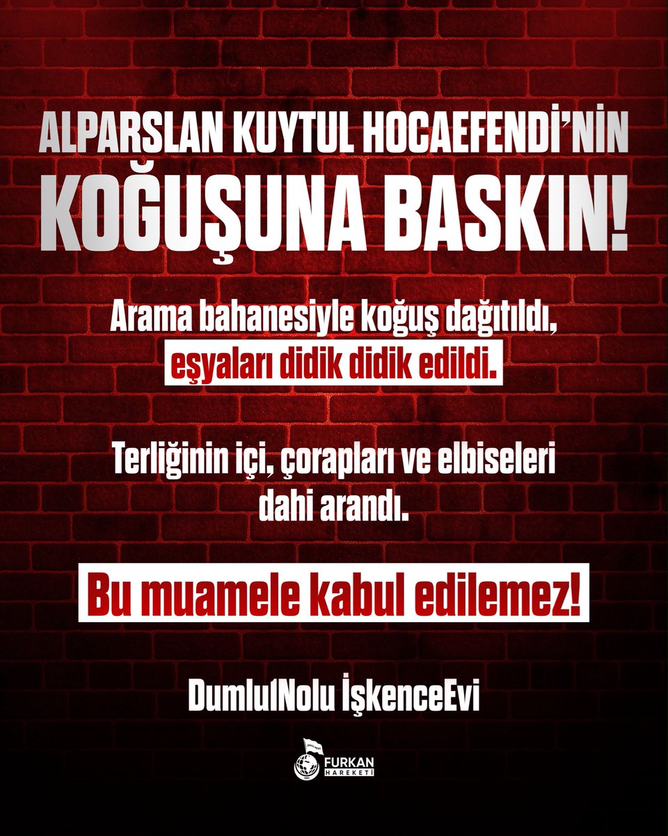 Sandik1806's tweet photo. #YargıEliyleZulüm
Dumlu1Nolu IşkenceEvi
AlparslanHocaya Ozgürlük https://t.co/Im22sVe7U0
