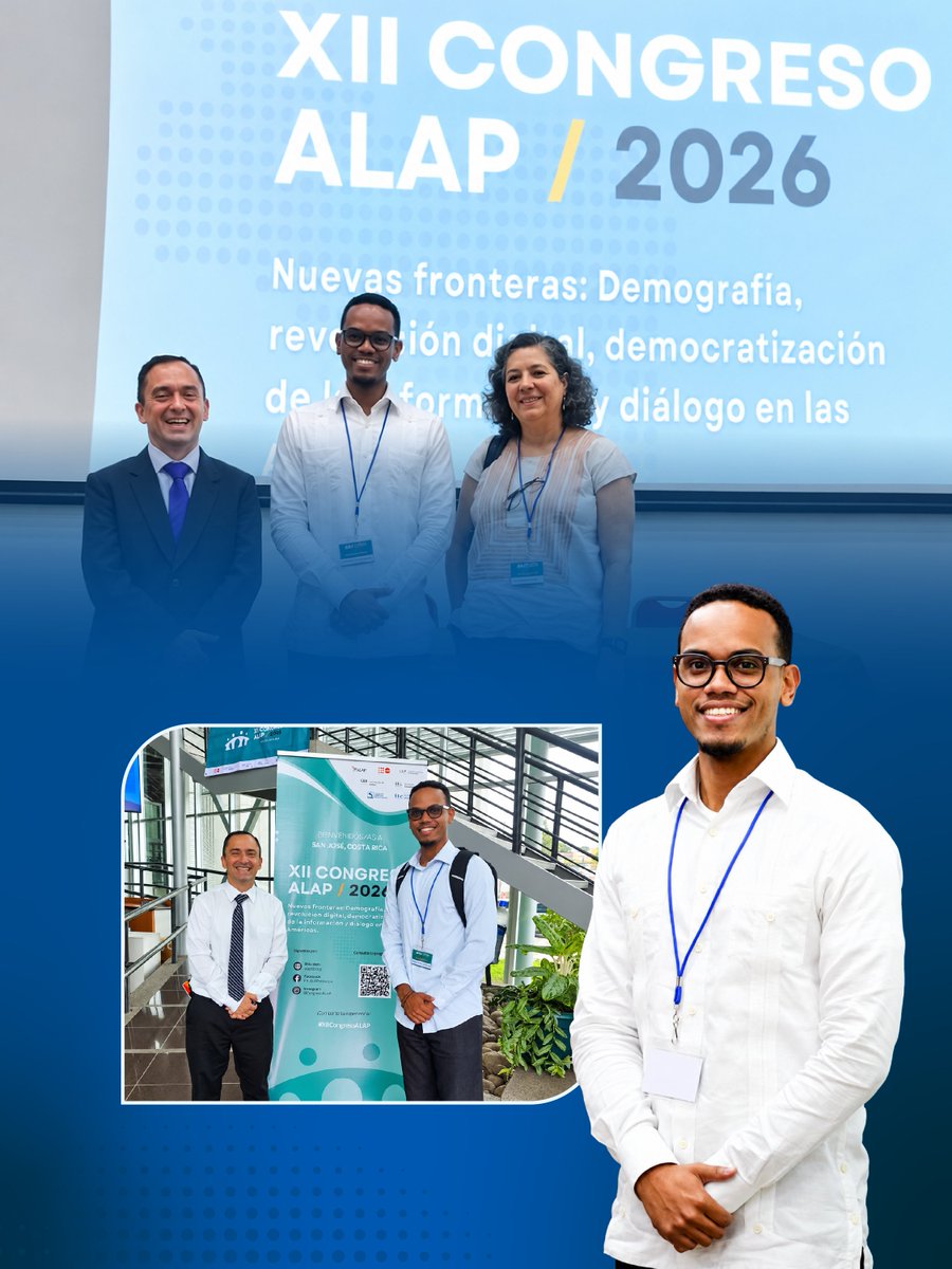 SiubenRD's tweet photo. Participamos en el #ALAP2026 en Costa Rica 🇨🇷 para compartir los avances del #SIUBENRD sobre movilidad social y la vigencia de los datos del Registro Social Universal de Hogares (RSUH) 📊.
#DatosParaTransformar #ProtecciónSocial https://t.co/JUhCJezg0g
