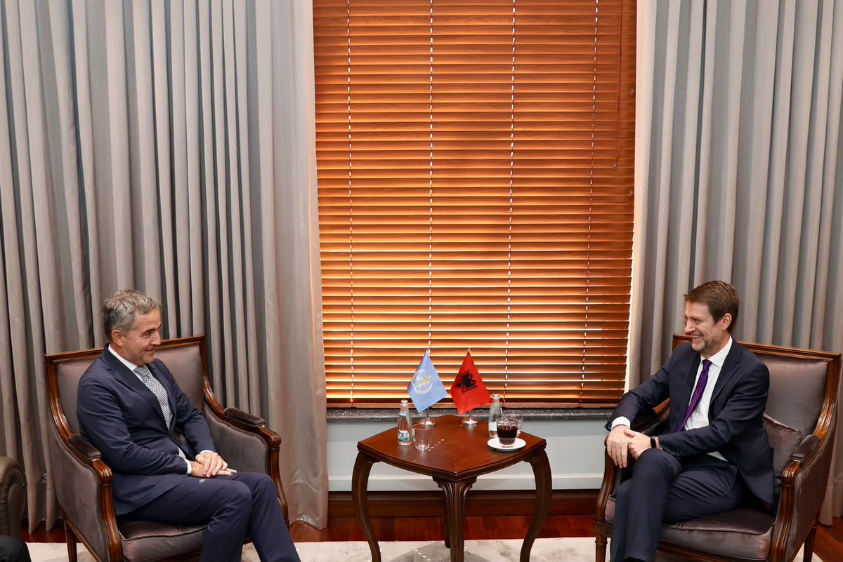 HoxhaFer's tweet photo. Pleased to welcome Dr Fabio Scano as the new Representative of the World Health Organization in Albania.

Our strong partnership with the @WHO has been instrumental in advancing national health policies and strengthening #Albania’s healthcare system. 

This cooperation remains closely aligned with the priorities of our national development agenda, as well as with the reforms underpinning our ongoing #negotiations for accession to the European Union.

We look forward to further deepening our partnership, including through enhanced #regional cooperation, innovation, and the digital transformation of healthcare services, for the benefit of our citizens and communities.

#Albania2030