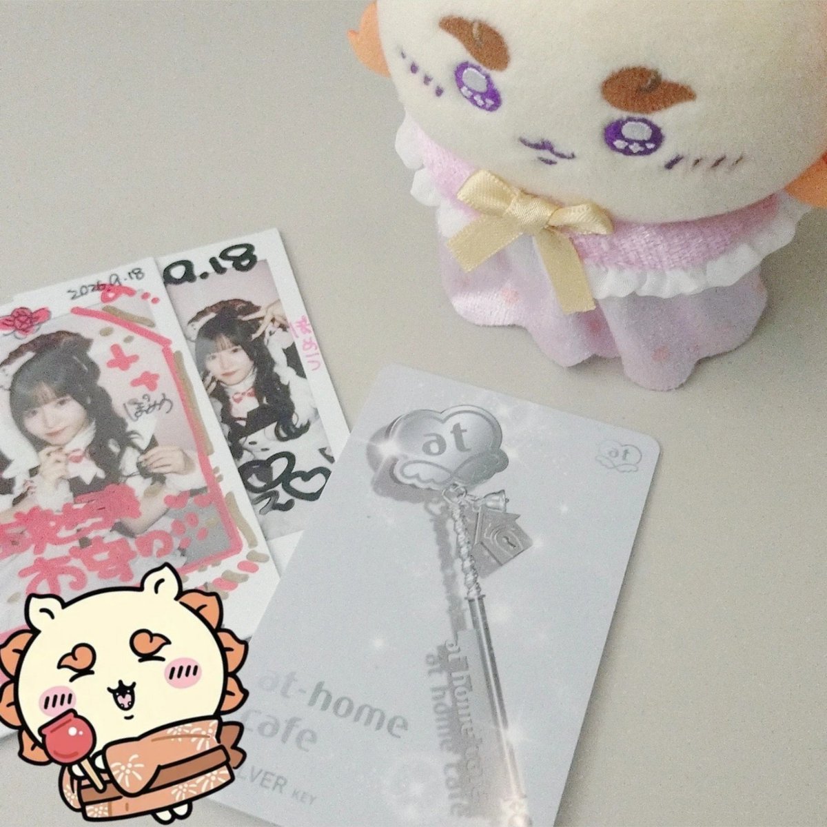 3jcqx's tweet photo. ご利益マシマシ❣️お勉強お守り❣️沢山勉強頑張るぞー😻✨
2027はたくさんの合格報告が出来るように、、( ᴖ ·̫ ᴖ )📚✍🏻
お友達のぴぴぴ撮影横に誘ってくれてありがとうございます😻🐥
そしてついに！新しいお屋敷の鍵を貰ったので次後帰宅した時にお名前お願いします🤝🏻 https://t.co/Y8MQpau62N