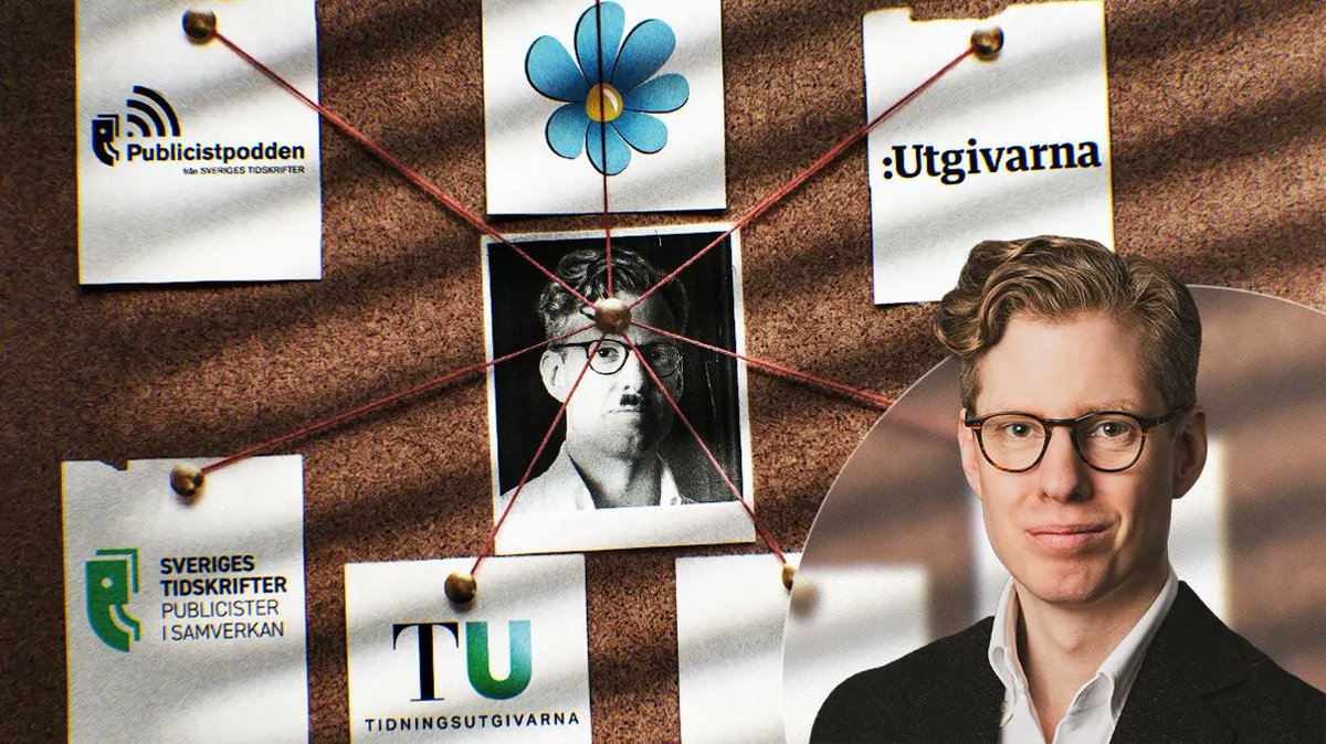 kvartalet's tweet photo. Branschorganisationen Sveriges Tidskrifter har i flera år odlat kontakter med den högerextrema miljön, avslöjar jag i dag.

Det handlar om återkommande inbjudningar, kunskapsutbyten och uppmuntrande sms. Ju högre upp i ledningen spåren leder, desto allvarligare blir kopplingarna.