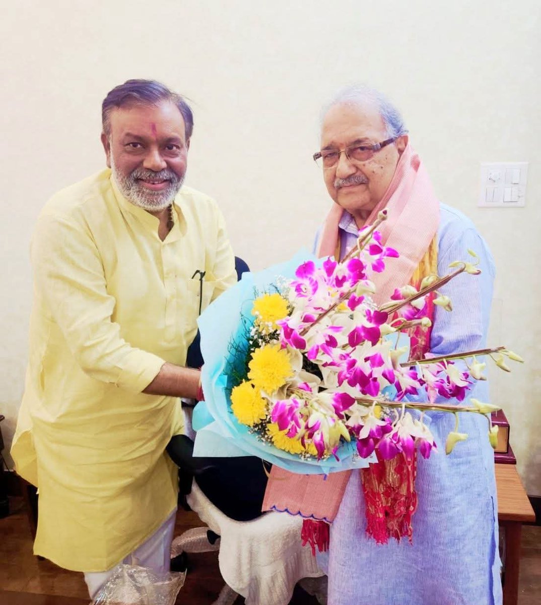 anuppandey4bjp's tweet photo. भारतीय जनता पार्टी के वरिष्ठ नेता , पूर्व राष्ट्रीय कोषाध्यक्ष आदरणीय राजेश अग्रवाल जी "बाबू जी "के जन्मदिन की हार्दिक बधाई एवं अनंत शुभकामनाएं ..
भगवान भोलेनाथ से आपके उत्तम स्वास्थ्य एवं दीर्घायु जीवन के लिए मंगल कामना करता हूं।
@RajeshAgBJP https://t.co/ygm2r955Nd