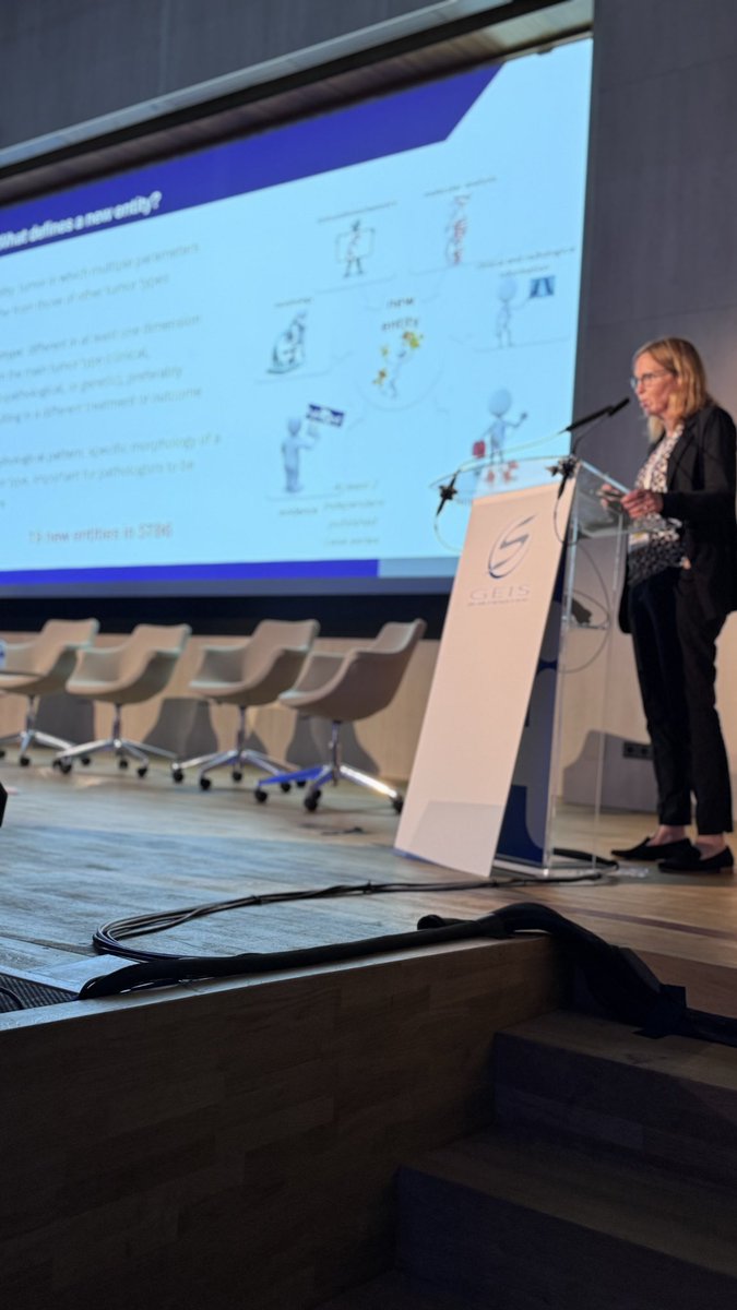 GrupoGeis's tweet photo. WHO 2026: Which are the main changes?

Judith Bovée presenta los principales cambios de la clasificación WHO 2026.

#GEIS #Pathology #SarcomaWeek26 https://t.co/3ihJY7qGhZ