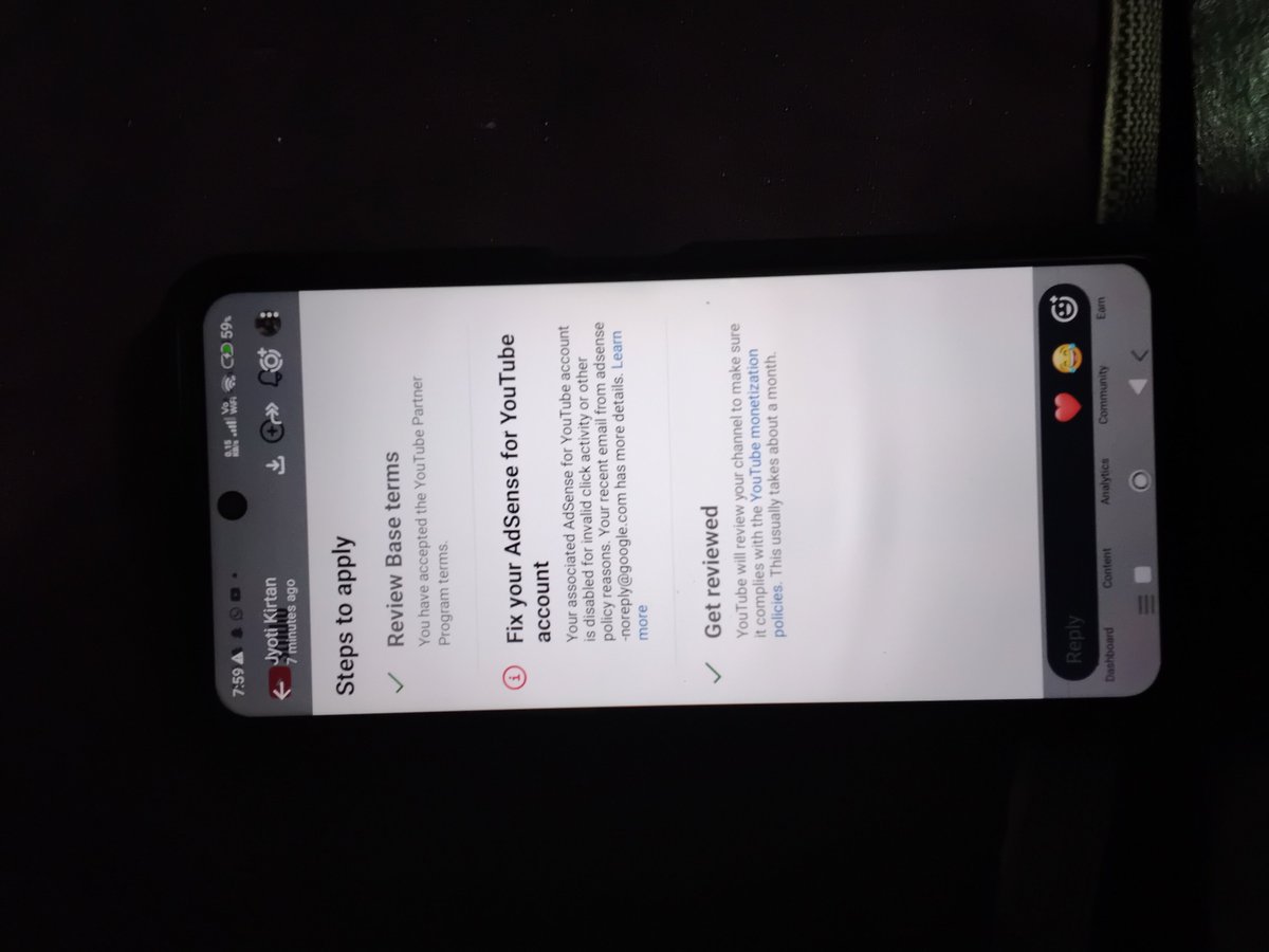 ankitdeswaraag's tweet photo. @TeamYouTube It has been over 30 days since my AdSense invalid traffic appeal was submitted (Case ID: 8-2639000041741). Channel :- https://t.co/xkftdYAoQH Still no email update and Step 2 is locked. Please check if there is any update from the internal team. https://t.co/T8MZdHnqop