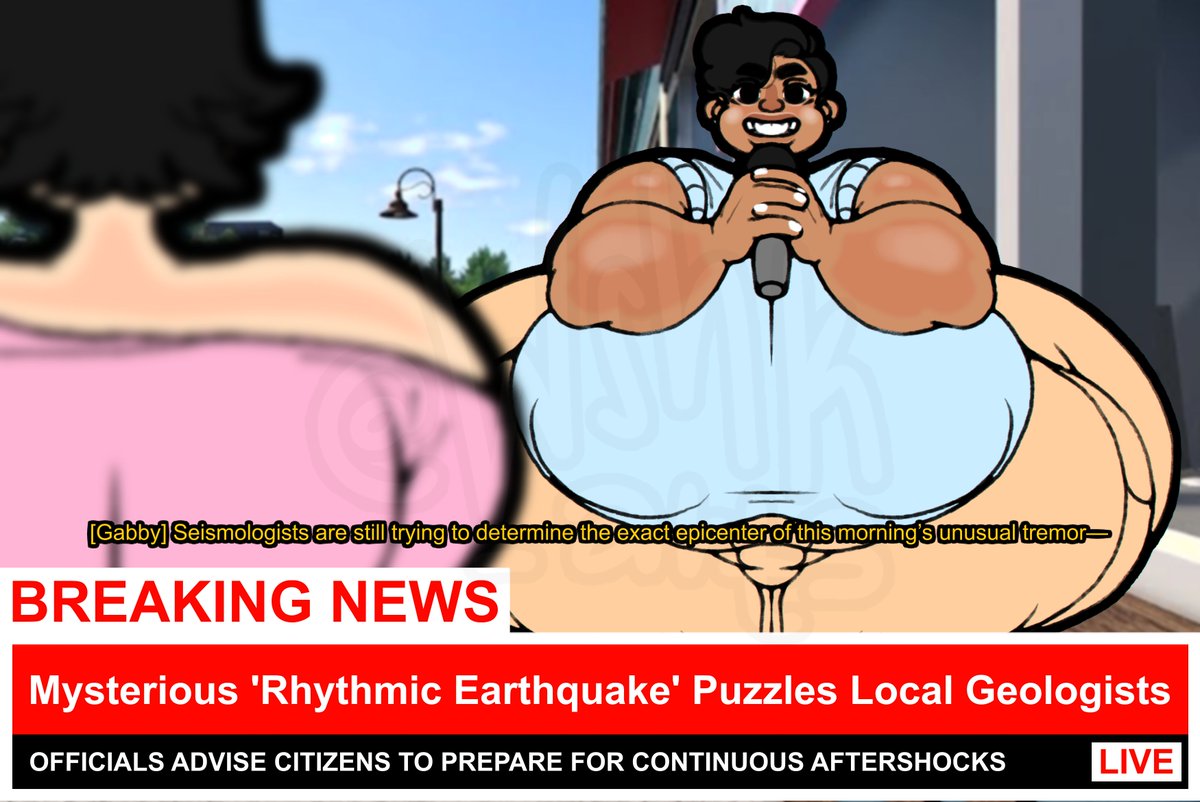 wshk_arts's tweet photo. Local Japanese man causes localized earthquakes 😂🤔

Comic piece done for @Triggerman930 featuring his OCs Aki and Gabby! 🍑

Thank you for the patronage! https://t.co/aVoPx8gZF3