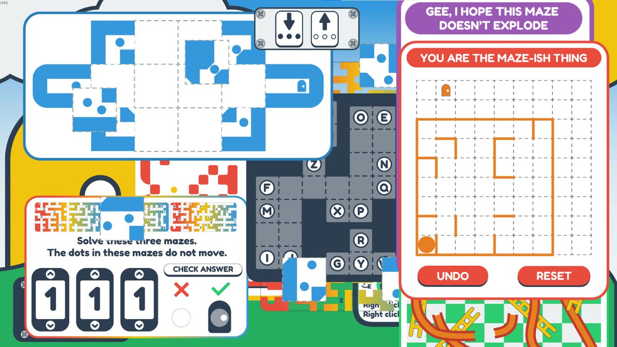 gamespark's tweet photo. 【無料】既に99%が高評価！パズル迷路オムニバス『20 More, Somehow Even Smaller, Mazes』配信
https://t.co/B3fy2gpBdq
迷路を基本的なルールとして、ステージごとにユニークな要素を追加した20個のオムニバスパズルを楽しめます。 https://t.co/TEqGRFASrc