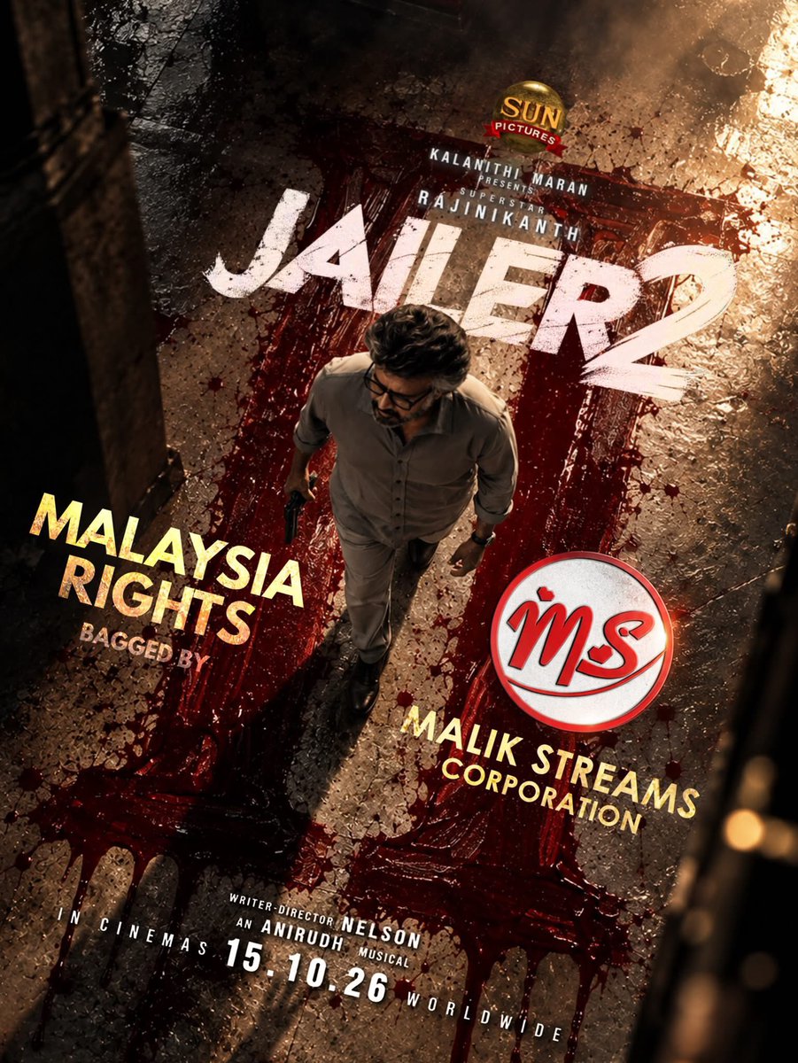 MalaysiaTickets's tweet photo. #Jailer2 Malaysia rights bagged by @malikstreams 

#Superstar @rajinikanth https://t.co/LvEKezD7iB