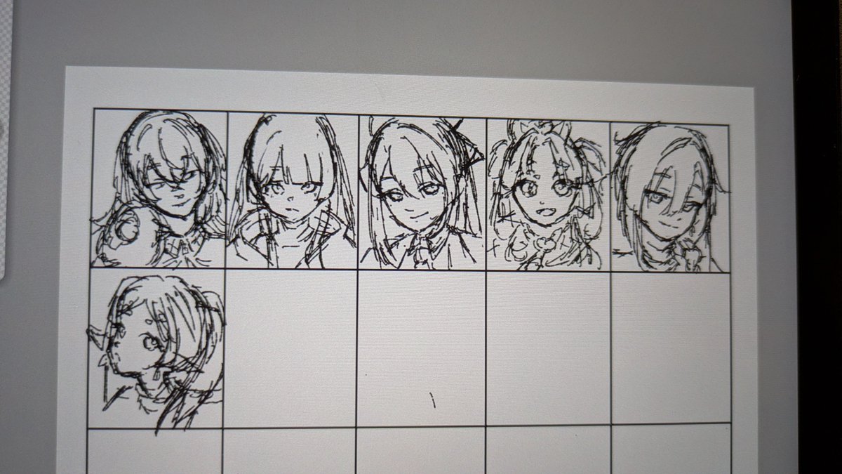 yeeeeei_877's tweet photo. 今まで書いたキャラ落書きのwipです https://t.co/BuphSI87JQ